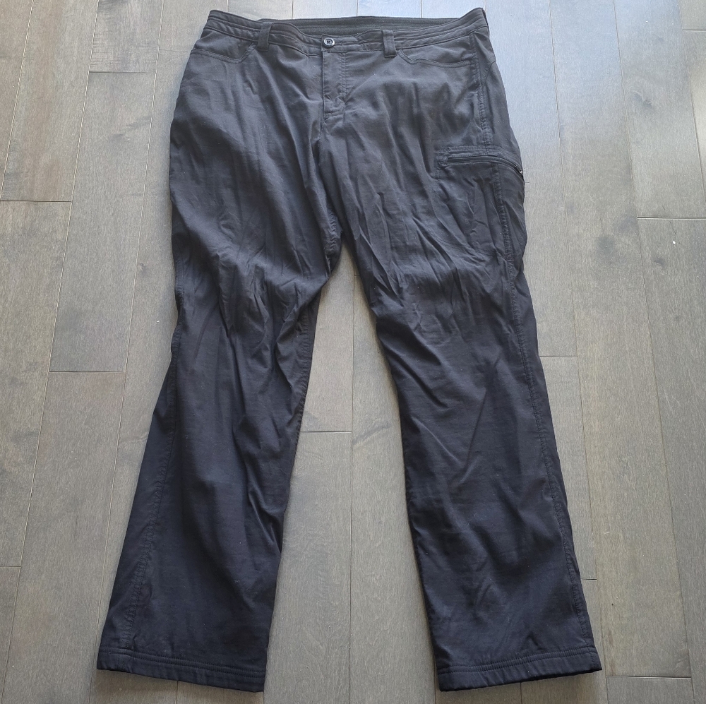 Eddie Bauer Women's Polar Fleece-Lined Pants Black Size 14